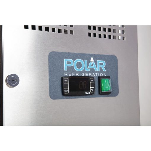 Polar U-Series Double Door Counter Fridge 282Ltr (UA047)