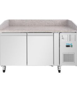 Polar U-Series Double Door Pizza Counter with Granite Top 428Ltr (UA081)