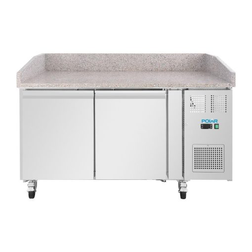 Polar U-Series Double Door Pizza Counter with Granite Top 428Ltr (UA081)