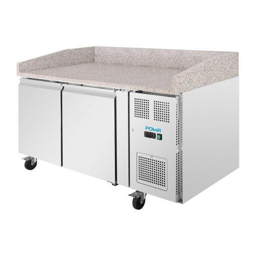 Polar U-Series Double Door Pizza Counter with Granite Top 428Ltr (UA081)