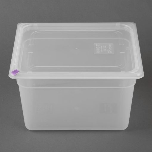 Hygiplas Click PP GN Container 1-2 with Lid and 7 Colour Clips 200mm 11-7Ltr Set 4 (FZ091)