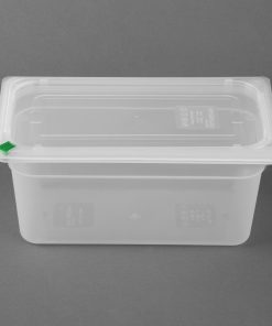 Hygiplas Click PP GN Container 1-3 with Lid and 7 Colour Clips 150mm 5-3Ltr Set 4 (FZ093)