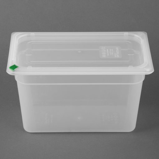 Hygiplas Click PP GN Container 1-3 with Lid and 7 Colour Clips 200mm 6-9Ltr Set 4 (FZ094)