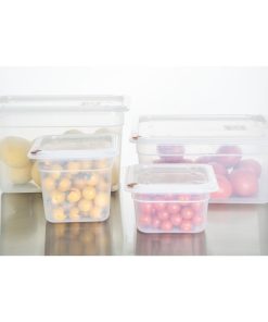 Hygiplas Click PP GN Container 1-9 with Lid and 7 Colour Clips 100mm 0-85Ltr Set 4 (FZ099)