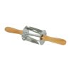 Gobel Stainless Steel Mini Croissant Roller Cutter with Wooden Handle 345x75x75mm (HS516)