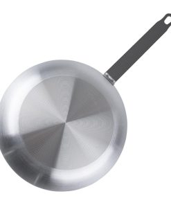 Vogue Aluminium Non-Stick Flared Saute Pan 28cm (HT985)