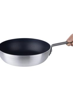 Vogue Aluminium Non-Stick Flared Saute Pan 28cm (HT985)