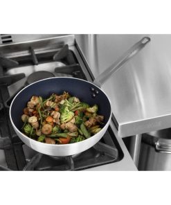 Vogue Aluminium Non-Stick Flared Saute Pan 28cm (HT985)