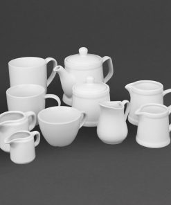 Olympia Whiteware Pier Jugs 200ml 6 Pack (HY546)