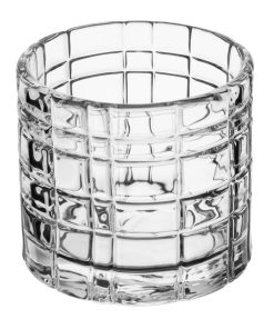 Olympia Geo Glass Tealight Holders 64x57mm 6 Pack (HZ332)