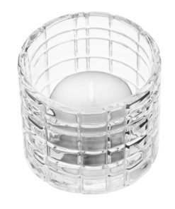 Olympia Geo Glass Tealight Holders 64x57mm 6 Pack (HZ332)