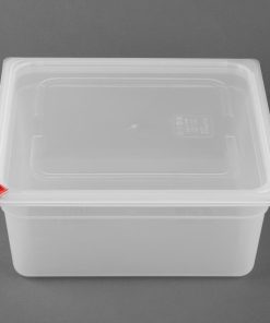 Hygiplas Click PP GN Container 2-3 with Lid and 7 Colour Clips 150mm 12Ltr Set 4 (HZ351)