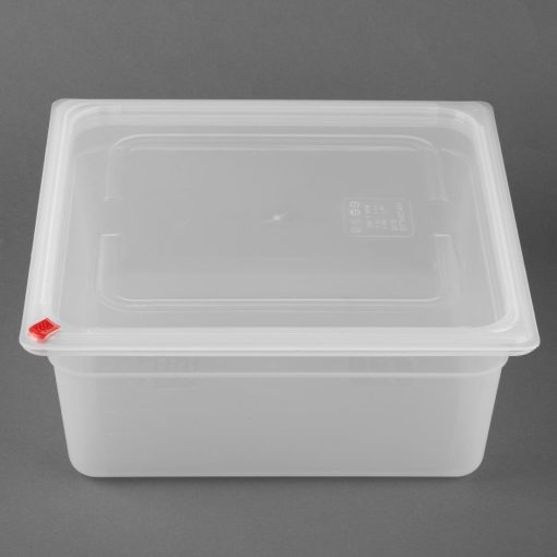 Hygiplas Click PP GN Container 2-3 with Lid and 7 Colour Clips 150mm 12Ltr Set 4 (HZ351)