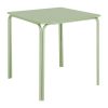 Bolero Adeline Steel Square Table 700mm Light Green (HZ357)