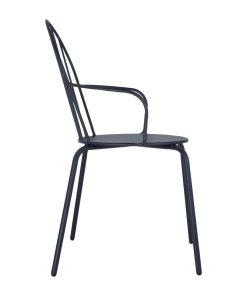 Bolero Adeline Arm Chairs Slate Blue 4 Pack (HZ358)