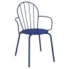 Bolero Adeline Arm Chairs Dark Navy 4 Pack (HZ359)