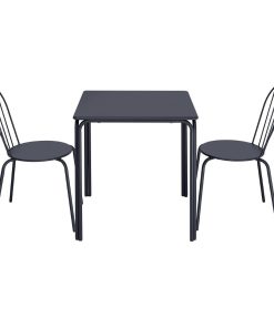 Bolero Adeline Side Chairs Slate Blue 4 Pack (HZ361)