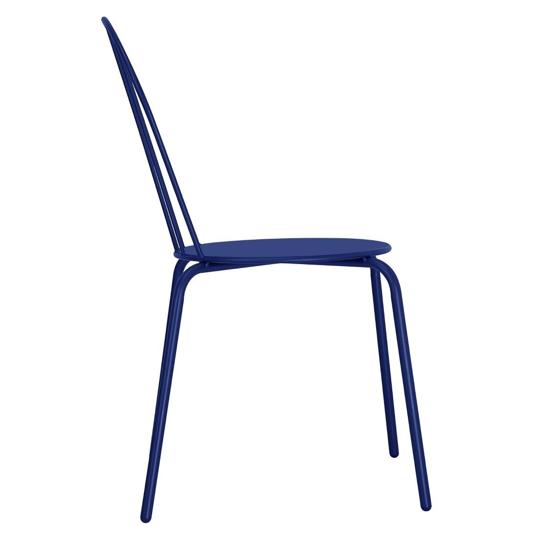 Bolero Adeline Side Chair Dark Navy 4 Pack (HZ362)