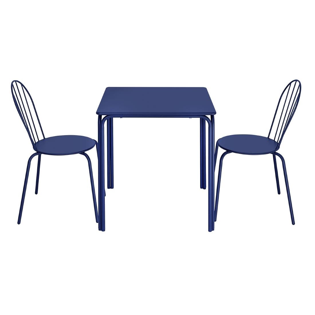 Bolero Adeline Side Chair Dark Navy 4 Pack (HZ362)