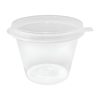 Fiesta Recyclable Portion Pots with Lids 50ml 50 Pack (HZ577)