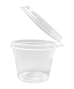 Fiesta Recyclable Portion Pots with Lids 50ml 50 Pack (HZ577)