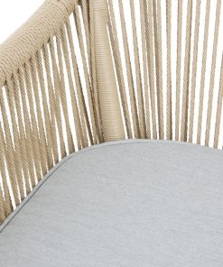 Bolero Bay PE Twist Rattan Outdoor Armchair Honey 2 Pack (HZ596)