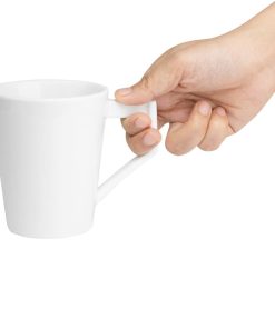 Olympia Whiteware Deco Cups 300ml 6 Pack (HZ865)