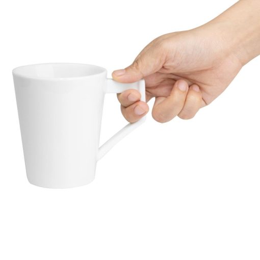 Olympia Whiteware Deco Cups 300ml 6 Pack (HZ865)