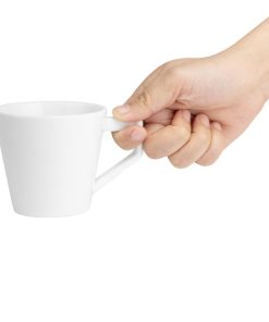 Olympia Whiteware Deco Cups 150ml 6 Pack (HZ868)