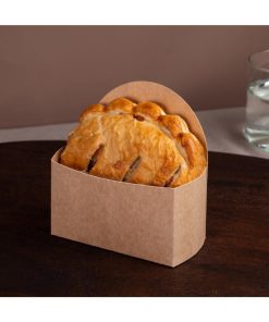 Notpla Compostable Takeaway Pie Sleeves - Kraft 660 Pack (JB804)