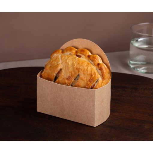 Notpla Compostable Takeaway Pie Sleeves - Kraft 660 Pack (JB804)
