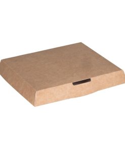 Notpla Lids for 800ml Clip and Close Food Boxes - Kraft 260 Pack (JB811)