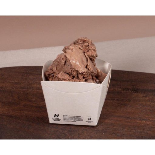Notpla Square Open Takeaway Boxes 350ml - White Pack 250 (JB814)