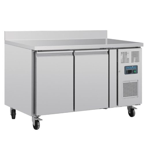 Polar U-Series Double Door Counter Fridge with Upstand 282Ltr (UA064)