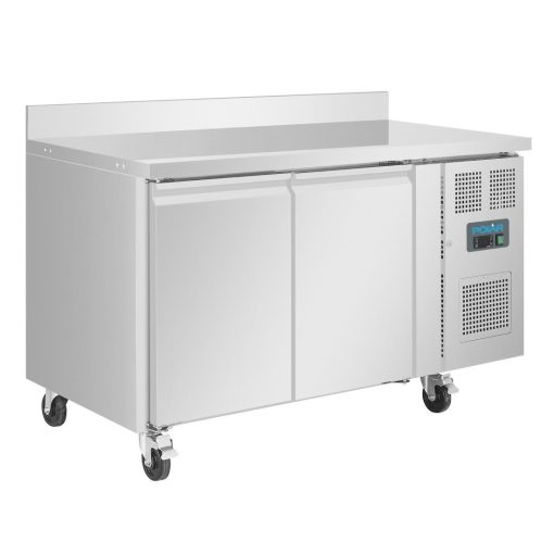 Polar U-Series Double Door Counter Fridge with Upstand 282Ltr (UA064)
