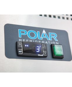 Polar U-Series Double Door Counter Fridge with Upstand 282Ltr (UA064)