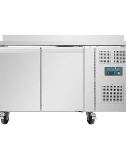 Polar U-Series Double Door Counter Fridge with Upstand 282Ltr (UA064)