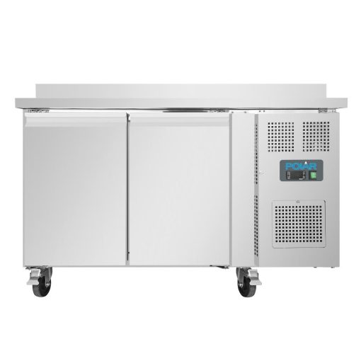 Polar U-Series Double Door Counter Fridge with Upstand 282Ltr (UA064)