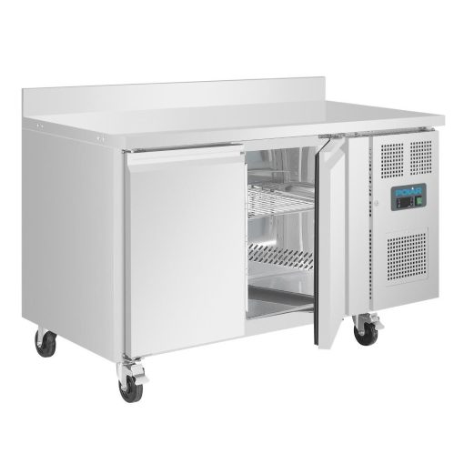 Polar U-Series Double Door Counter Fridge with Upstand 282Ltr (UA064)