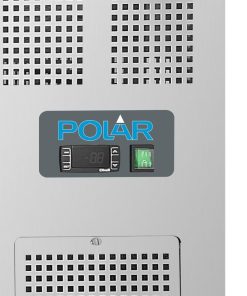 Polar U-Series Double Door Counter Fridge with Upstand 282Ltr (UA064)