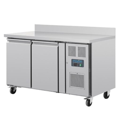 Polar U-Series Double Door Counter Fridge with Upstand 282Ltr (UA064)