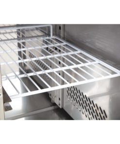 Polar U-Series Double Door Counter Fridge with Upstand 282Ltr (UA064)