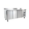 Polar U-Series Triple Door Counter Fridge with Upstand 417Ltr (UA065)