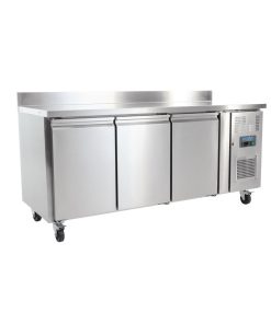 Polar U-Series Triple Door Counter Fridge with Upstand 417Ltr (UA065)