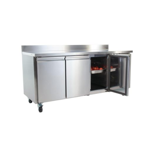 Polar U-Series Triple Door Counter Fridge with Upstand 417Ltr (UA065)