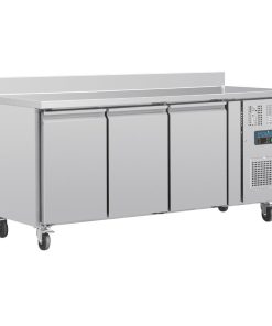 Polar U-Series Triple Door Counter Fridge with Upstand 417Ltr (UA065)
