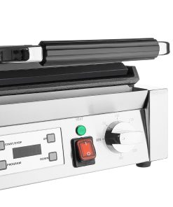Buffalo Double Contact Grill Flat Left-Ribbed Right plate (CU613)