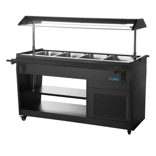 Polar G-Series Refrigerated Buffet Bar in Black (PG007)