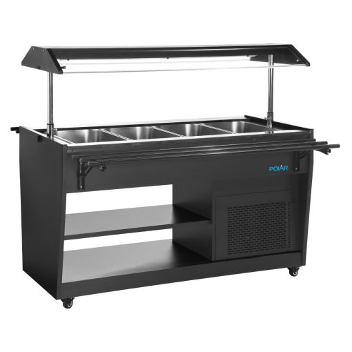 Polar G-Series Refrigerated Buffet Bar in Black (PG007)