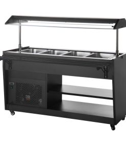Polar G-Series Refrigerated Buffet Bar in Black (PG007)
